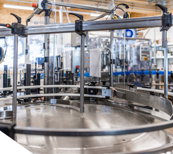 Eine Ansicht der Befüllungs- & Verpackungsanlage